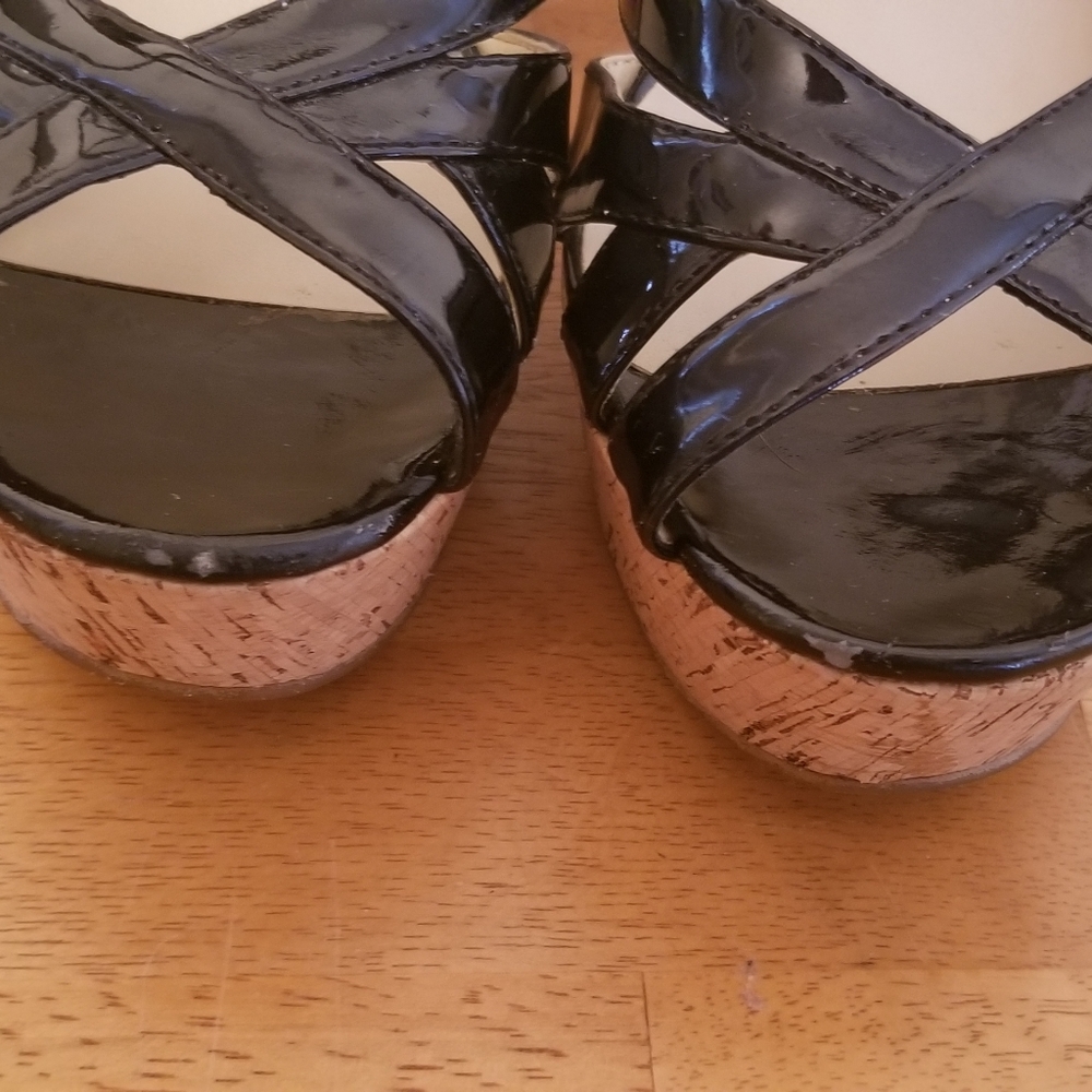 Woman's Nine West Sandals Black Size 9 - Picture 2 of 8